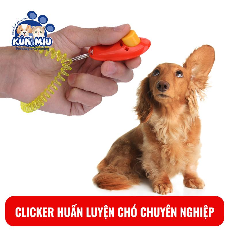 Hoàn Tiền 10% Clicker huấn luyện chó chuyên nghiệp Kún Miu