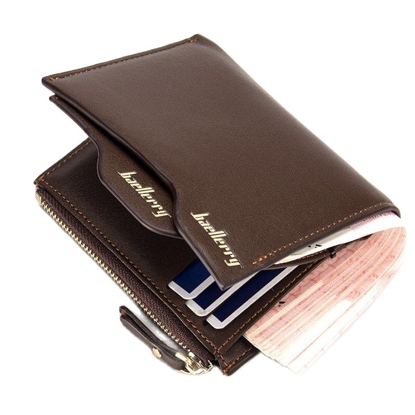 Male wallet baellery soft leather wallet male multi