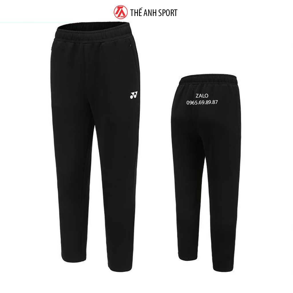 Quần nỉ Yonex, quần cầu lông thu đông chất liệu dày dặn size M L XL XXL
