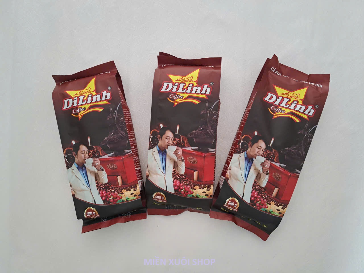  02 kg  500g x4 gói  cà phê Di Linh 