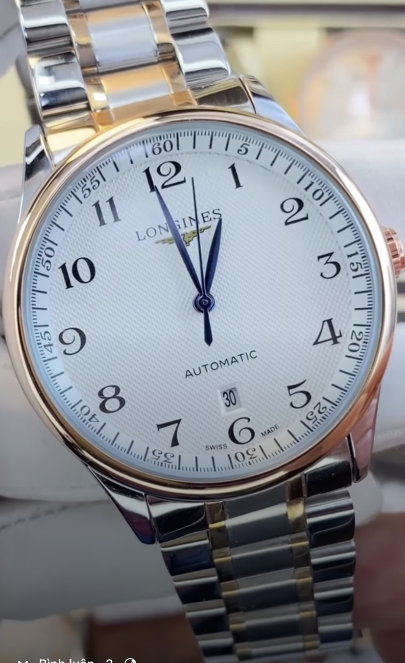Đồng hồ nam longines máy cơ cao cấp - bảo hành 24 tháng