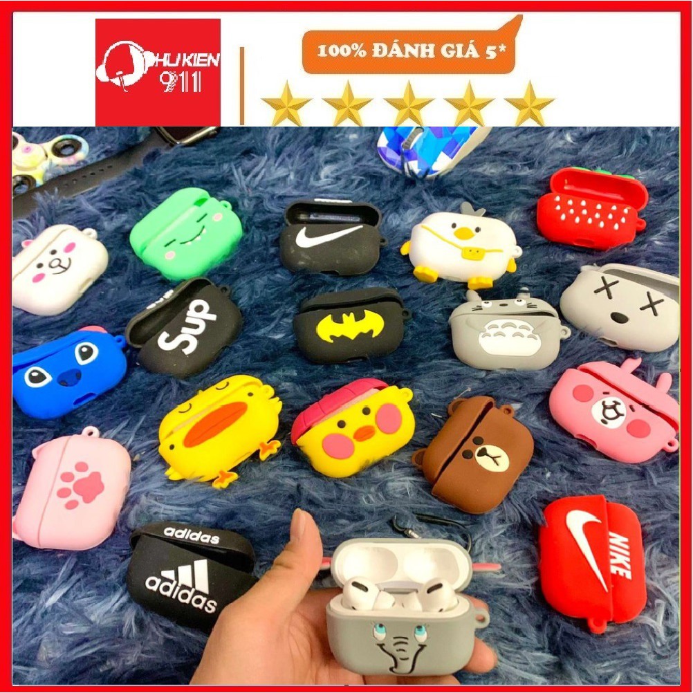 Vỏ Ốp Case Airpods Pro Chất Liệu Silicon Vỏ Hộp Bảo Vệ Tai Nghe Bluetooth, Chống Va Đập, Nhiều Mẫu Case Airpord Hiện Đại