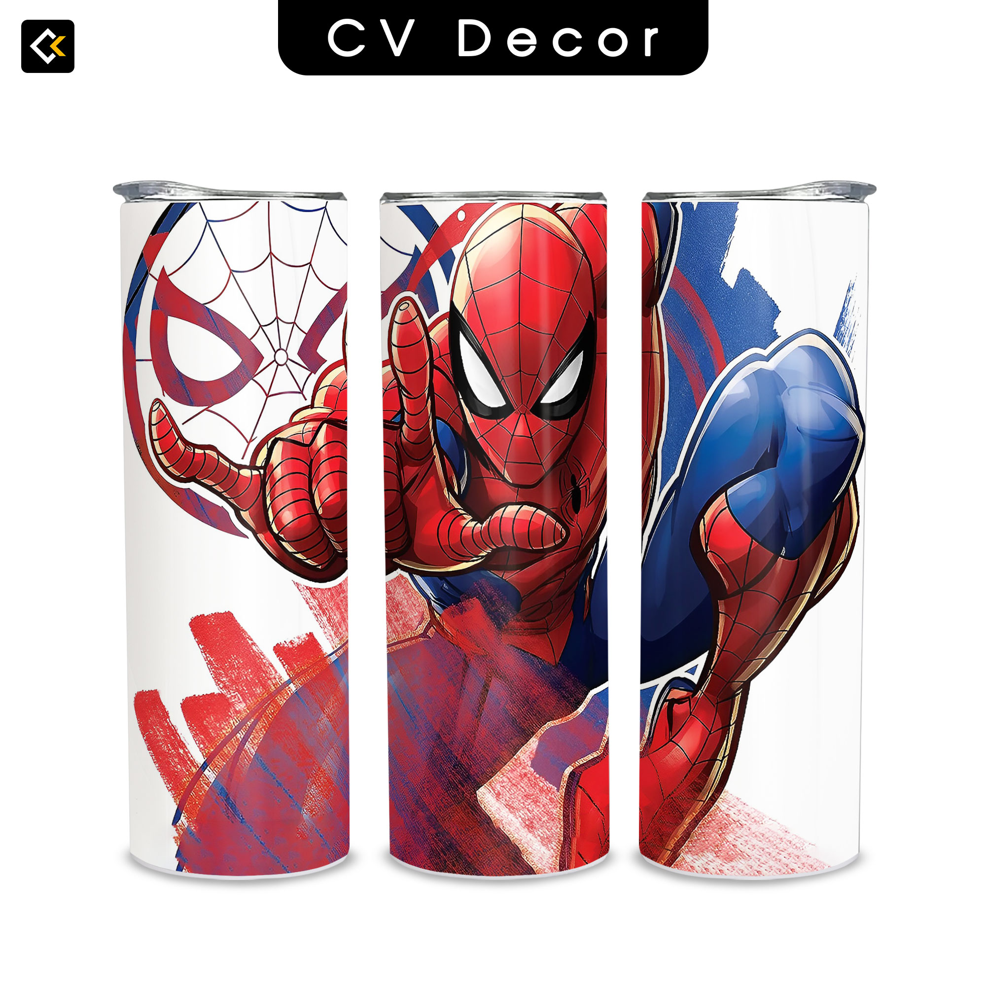 Bình nước spider man - bình giữ nhiệt spider man - ly giữ nhiệt spider man 2 lớp thép không gỉ sus304 - 600ml