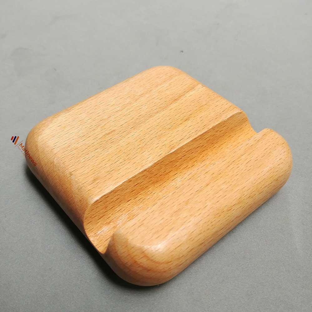 Giá Đỡ Điện Thoại Bằng Gỗ Beech Để Bàn Cho Văn Phòng