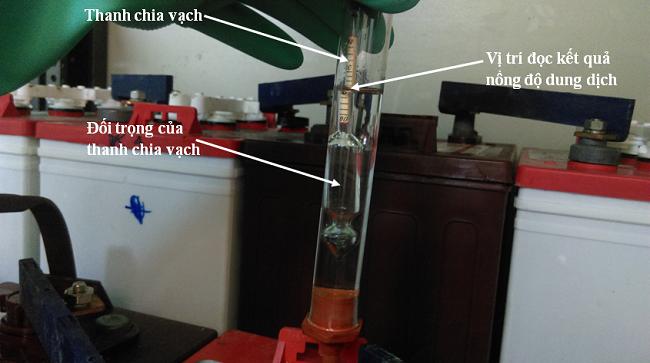 TỶ TRỌNG KẾ ĐO NỒNG ĐỘ AXIT TRONG BÌNH ACQUY - TTKACQUY