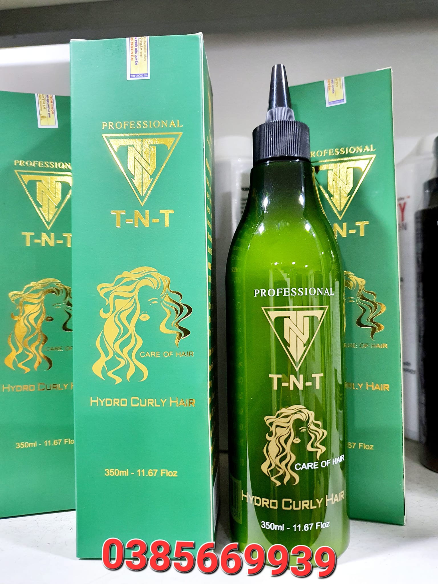 Kích xoăn tnt kích xoăn tóc hydro curl hair tnt 350 ml
