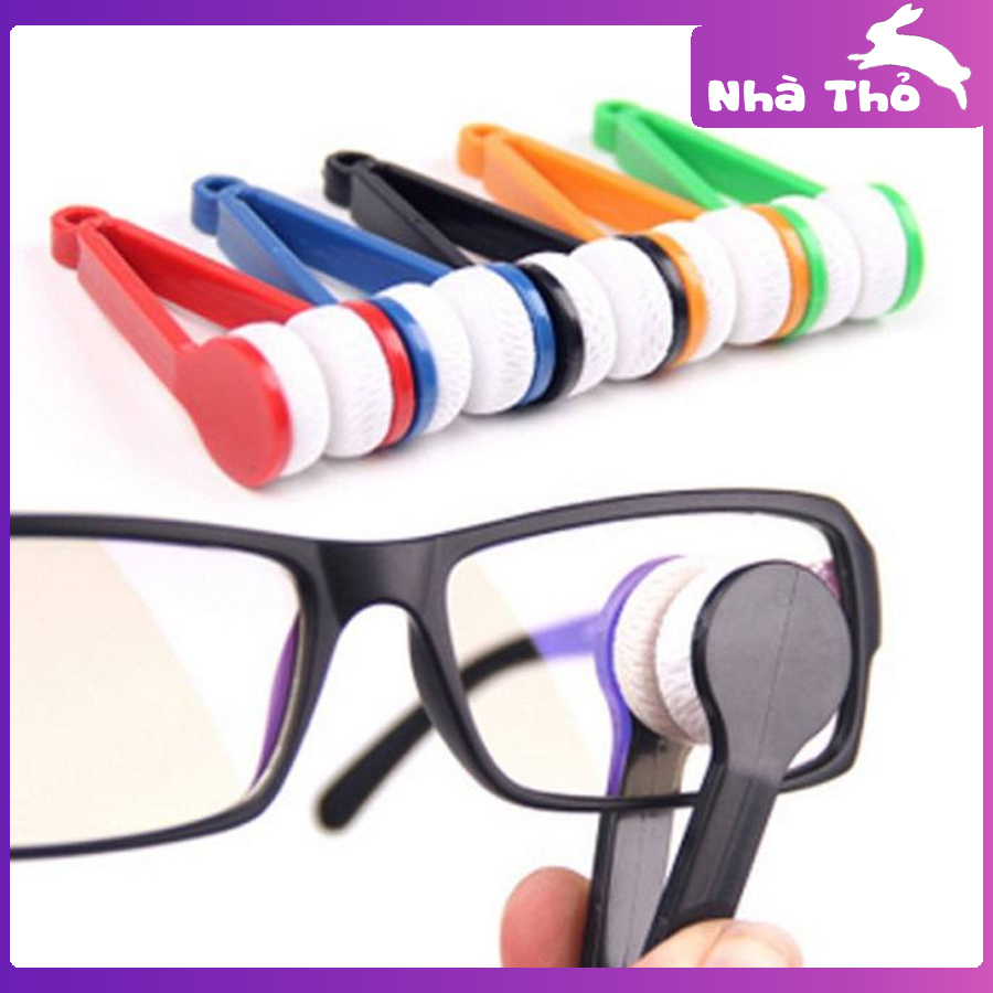 [HCM]Dụng Cụ/Cây Kẹp Bông Dùng Lau Mắt Kính Cận Kính Mát Tiện Lợi Dễ Mang Theo