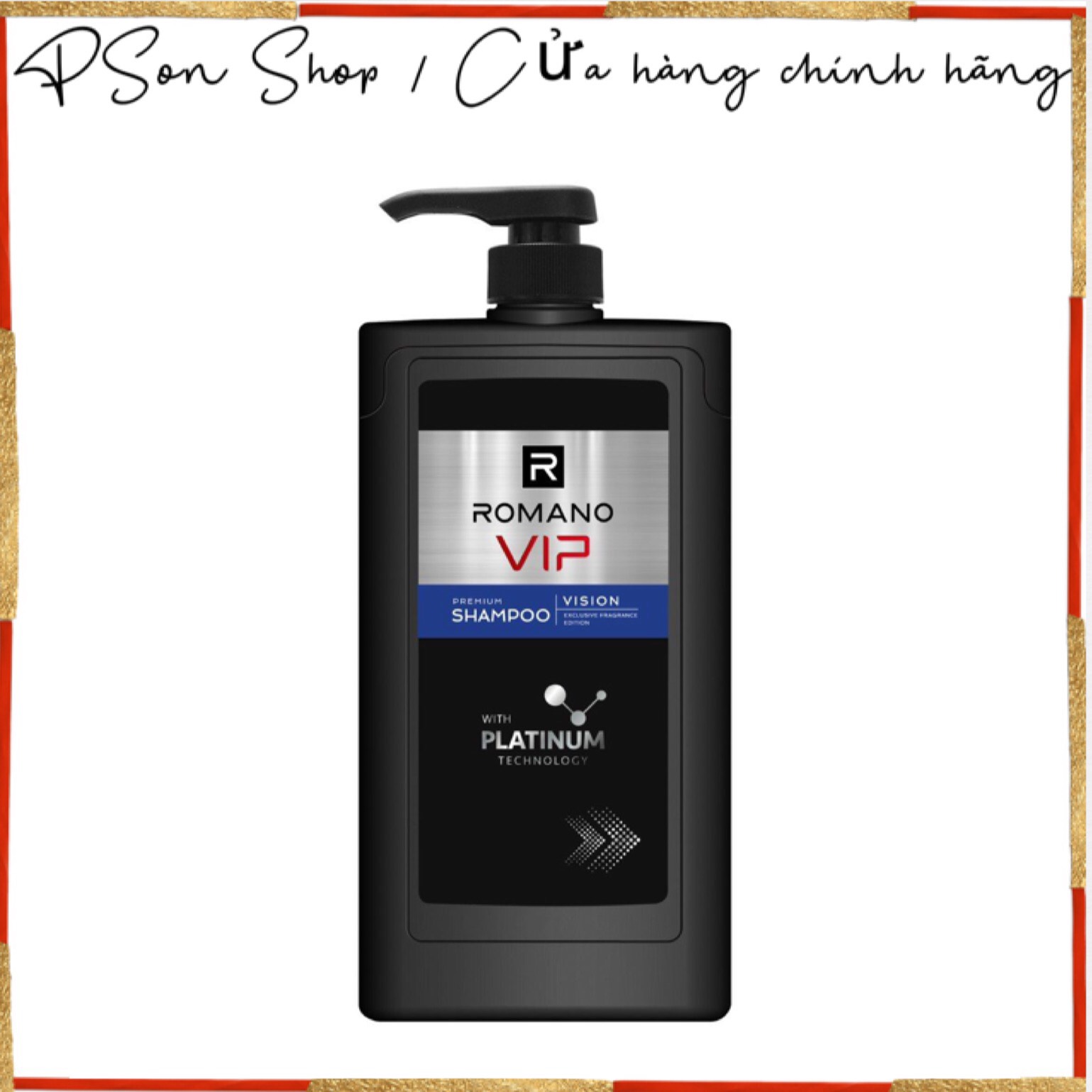 Combo Dầu gội nước hoa cao cấp Romano VIP 650g tặng kèm Sữa tắm cùng loại 180g