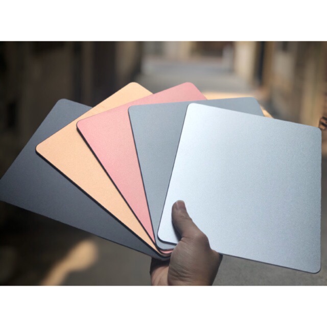 Lót Chuột Hợp Kim Nhôm Nguyên Khối Cao Cấp Mouse Pad Bằng nhôm Aluminium