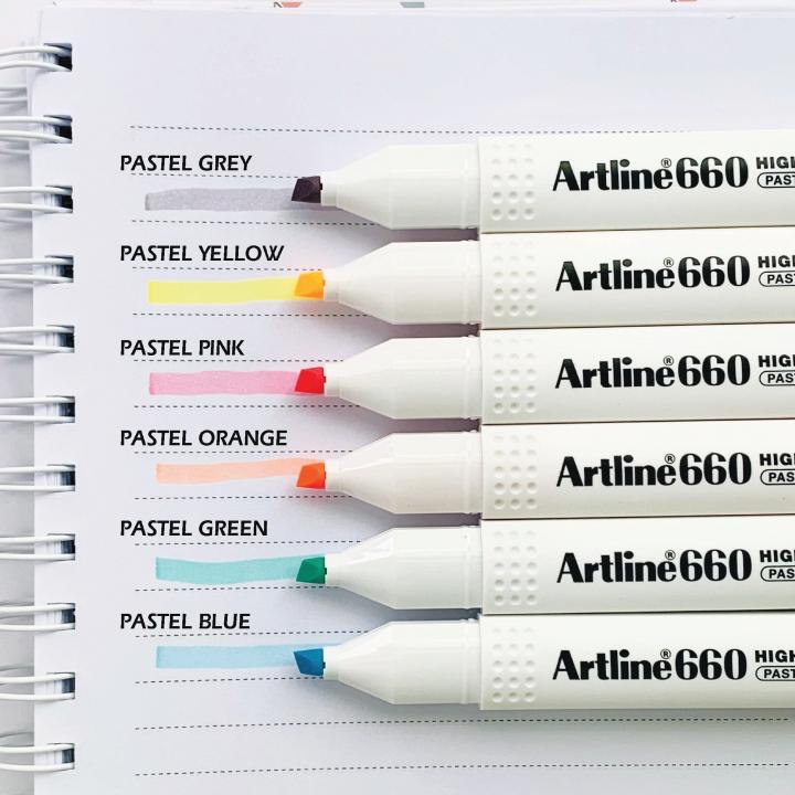 Bút dạ quang Pastel Artline Japan EK-660