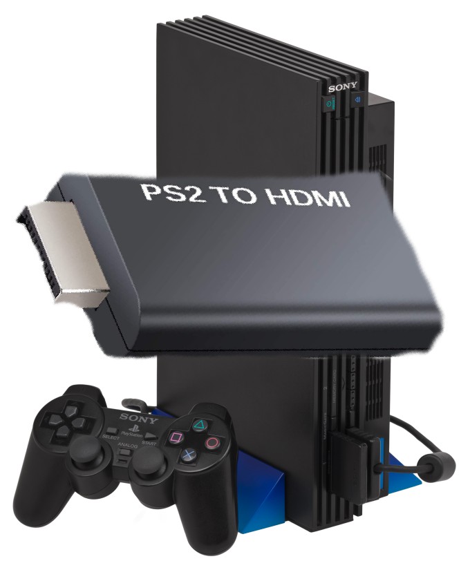 Thiết bị chuyển đổi PS2 to HDMI HD chuyên dụng cho mọi máy chơi game Sony Playstation 2