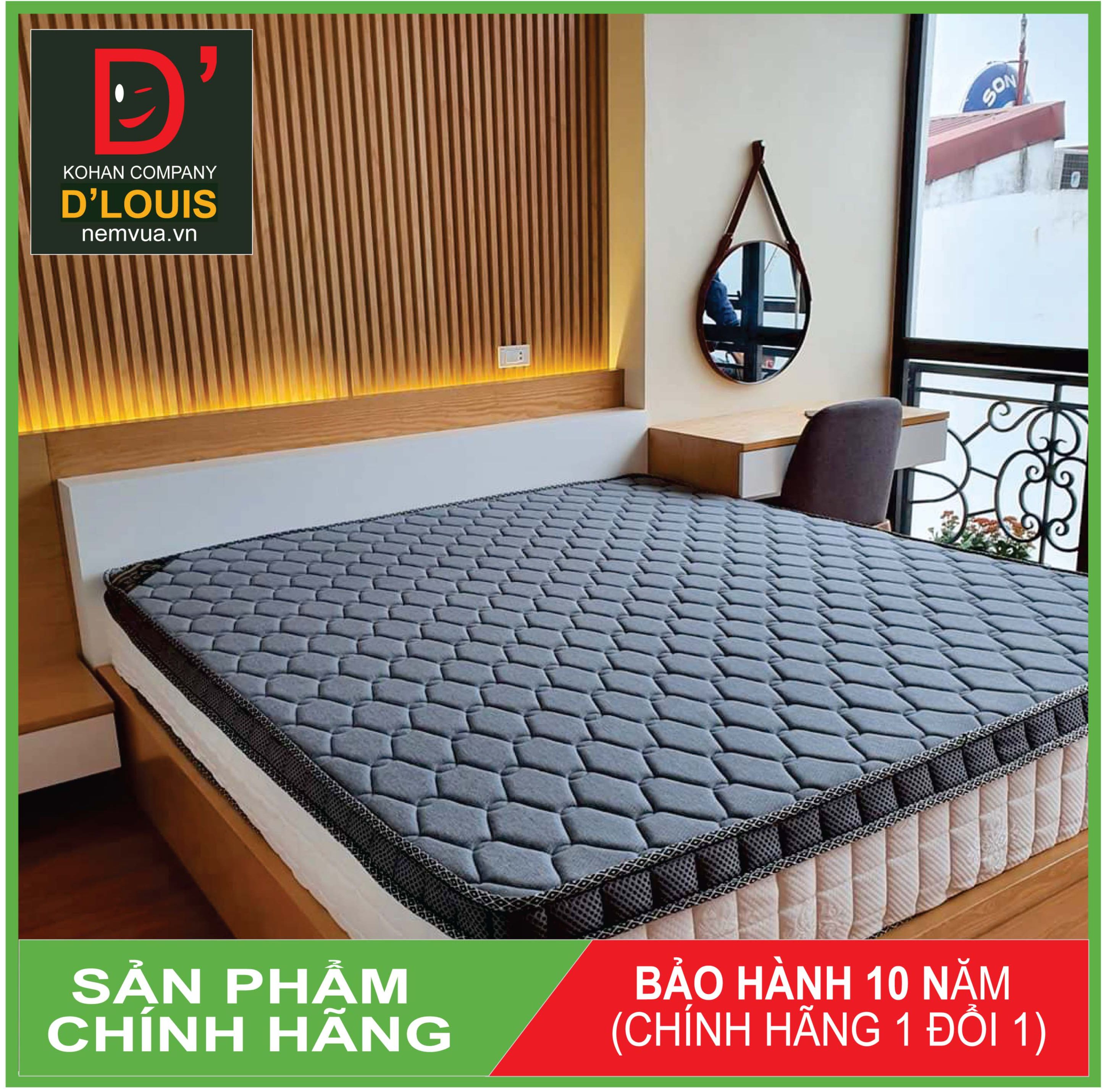 ĐỆM LÒ XO CAO CẤP D'LOUIS