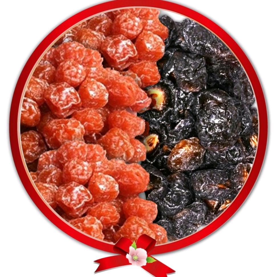 Combo 500g xí muội mận thái và 500g ô mai đào chẻ ngon, rẻ, chất lượng, sỉ, dạo, ăn vặt, ăn liền, ăn là ghiền, combo, mứt, hot