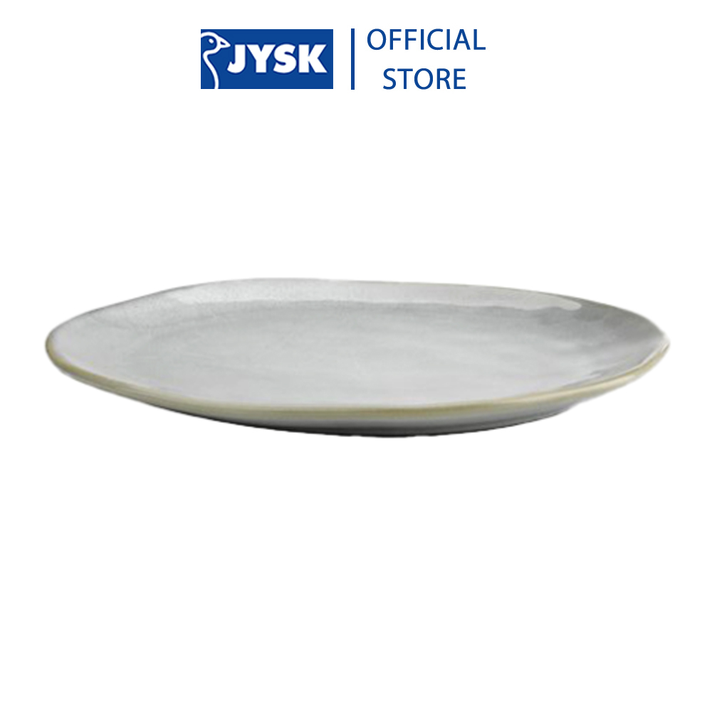 Đĩa | jysk tone | gốm | xám | r30xd25xc3cm