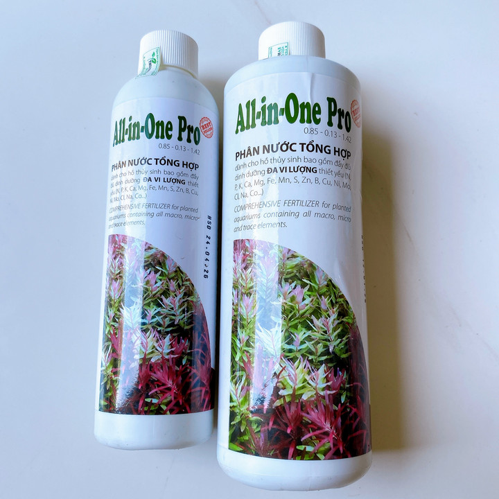 Phân Nước Tổng Hợp All In One Pro Cho Hồ Thủy Sinh Chuyên Dụng, Dinh Dưỡng Cao, Ít Hao Khi Dùng