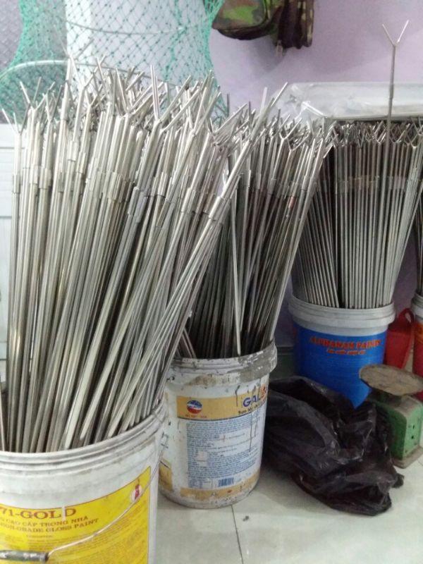 Bộ 5 cây chống cần inox dài 80cm thu gọn 45cm