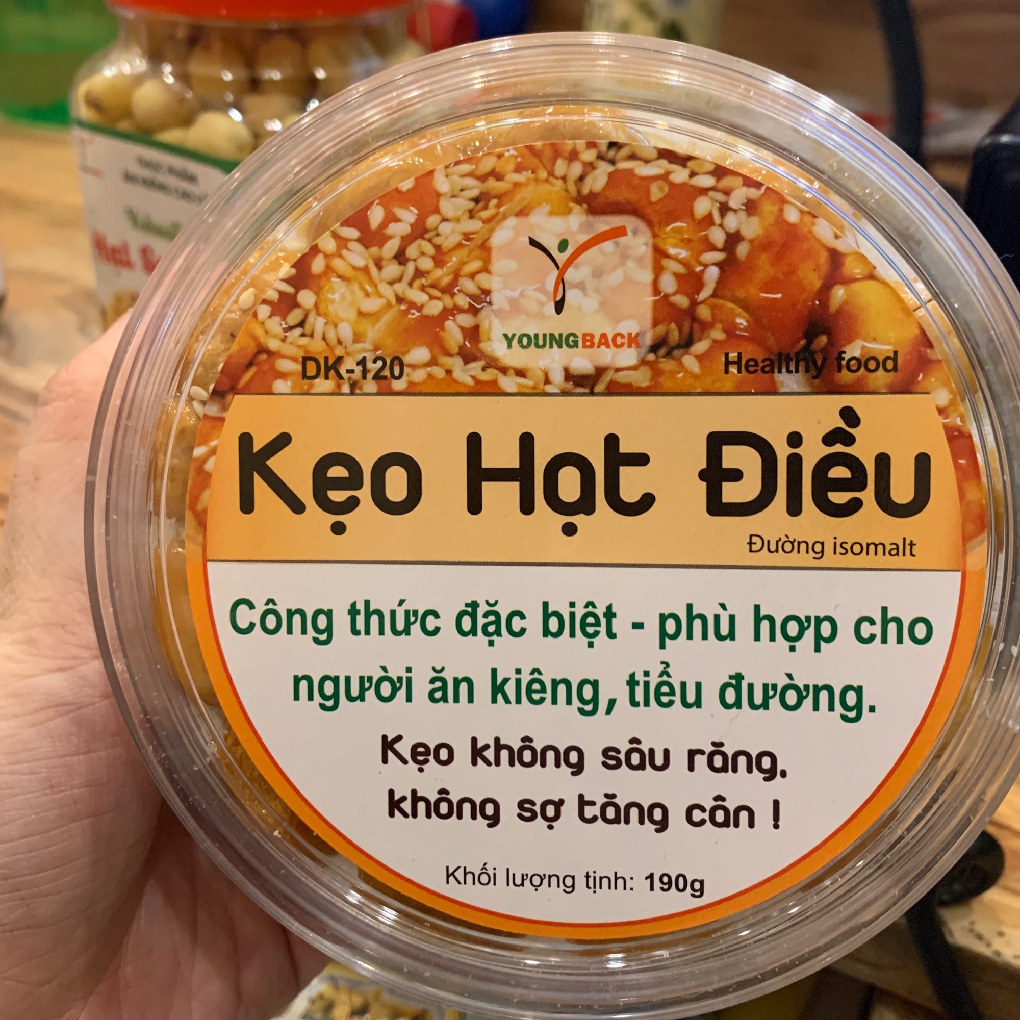 Kẹo hạt điều sugar free