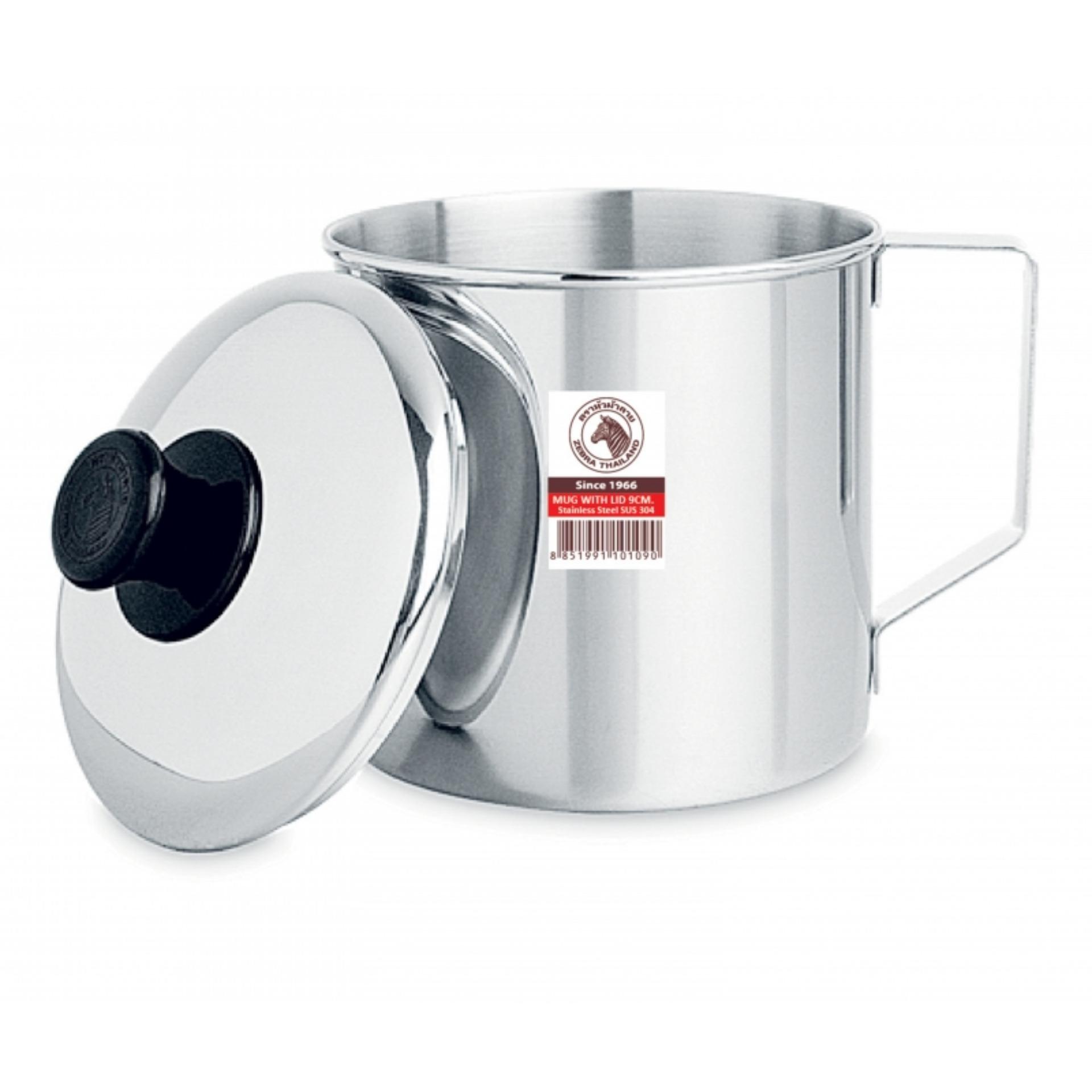 Ca nước inox zebra thái lan 10cm-750ml-110110. nhập khẩu thái lan, inox 304 cao cấp siêu bền, tuyệt đối an toàn cho sức khỏe