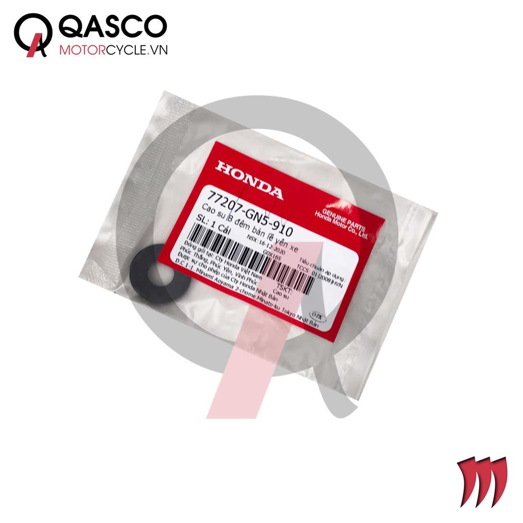 Cao su b đệm bản lề yên xe honda dream / wave alpha / alpha + / future 1 qasco