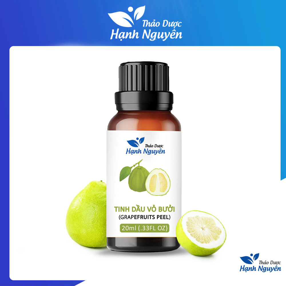 Tinh dầu Bưởi nguyên chất 20ml, kích thích mọc tóc, khử mùi, diệt khuẩn - Thảo dược Hạnh Nguyên