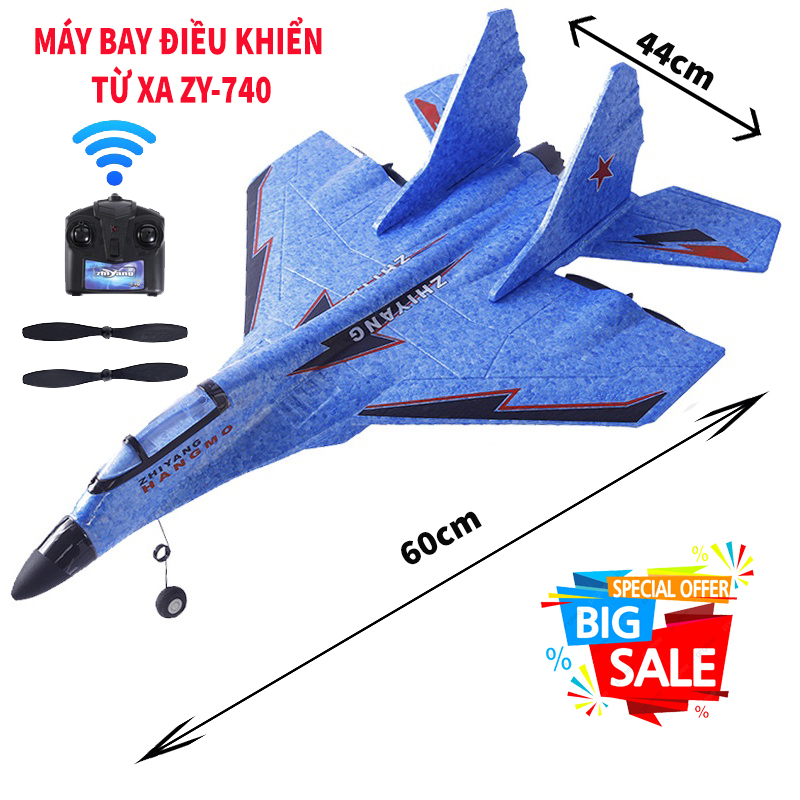 Đồ chơi trung thu, Máy bay điều khiển từ xa ZY-740, Máy bay điều khiển từ xa, máy bay điều khiển siêu bền, pin khỏe tầm xa150-500m, tốc độ, BH uy tín 1 đổi 1.
