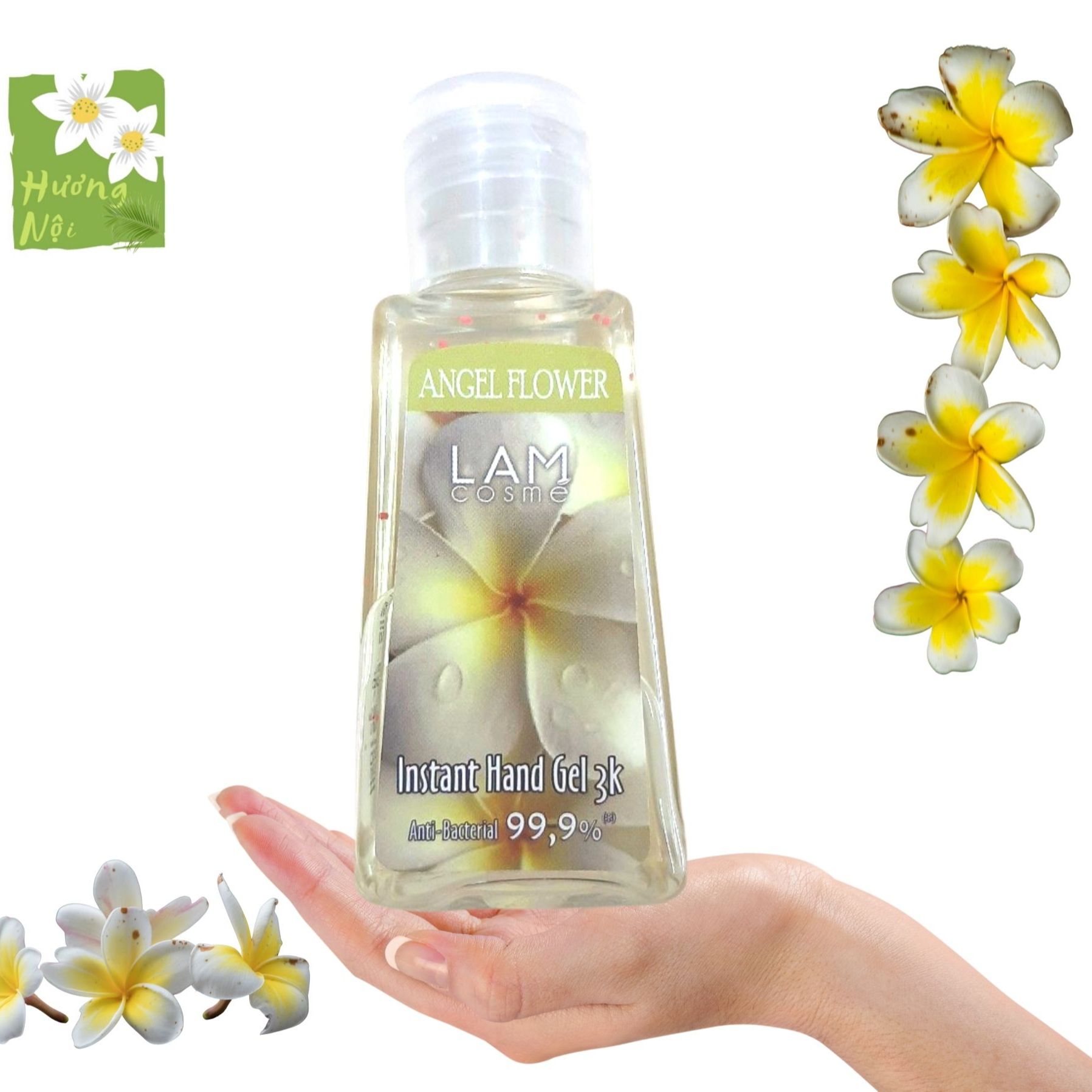 [HCM]Gel rửa tay khô 3k (60ml) Lamcosmé-ANGEL FLOWER: Hương hoa sứ