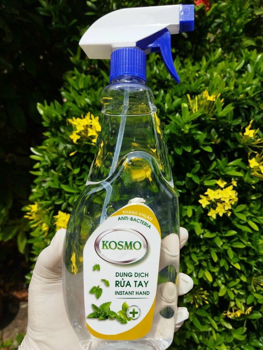 SIÊU TIẾT KIỆM - DUNG DỊCH RỬA TAY SẠCH KHUẨN KOSMO CHAI 500ML