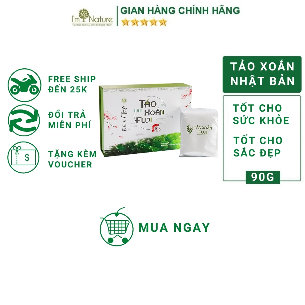 Tảo Xoắn Nhật Bản Fuji 90g Làm Đẹp Da Tốt Cho Sức Khỏe I'm Nature