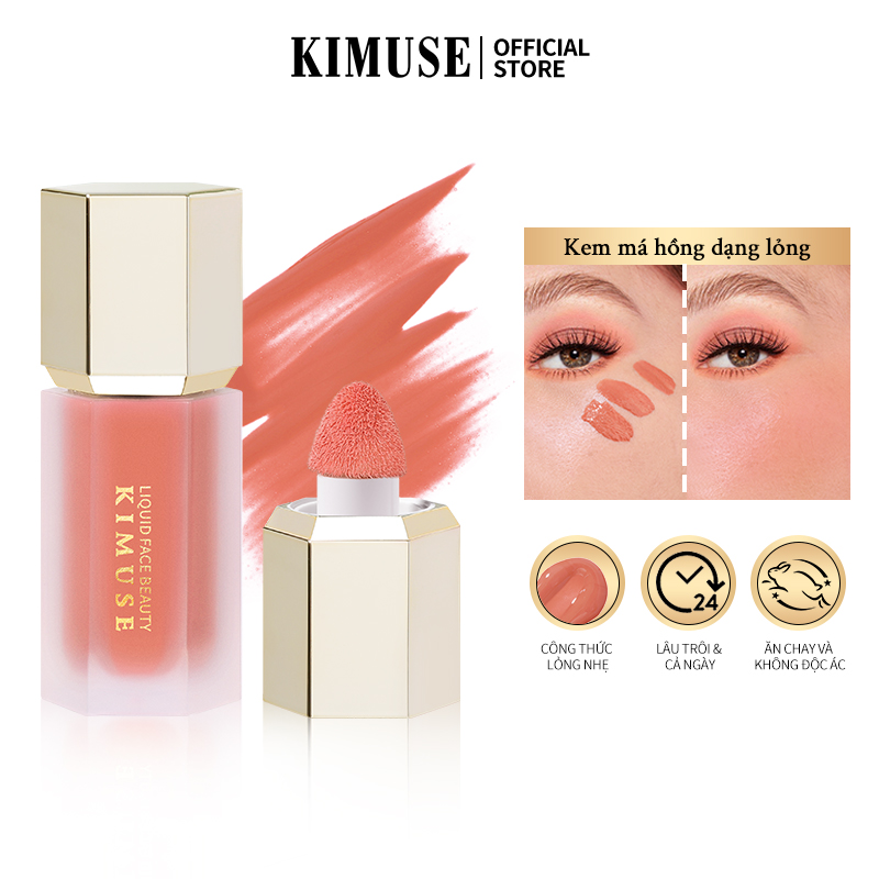 Kem Má Hồng Dạng Lỏng KIMUSE 12 Màu Tùy Chọn 50g
