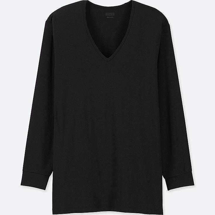 Áo giữ nhiệt nam cổ tim uniqlo heattech - nhật bản