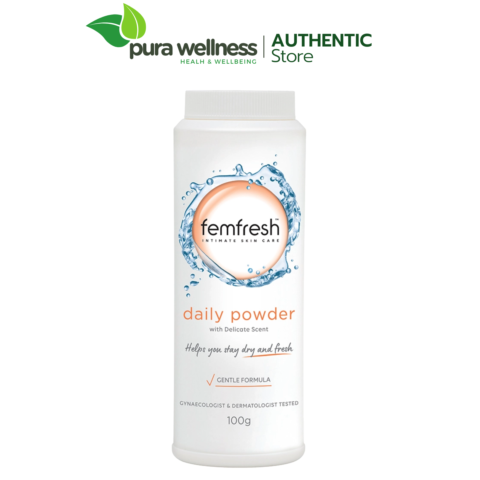 Femfresh Daily Powder 100G Phấn thơm vùng kín dành cho phụ nữ