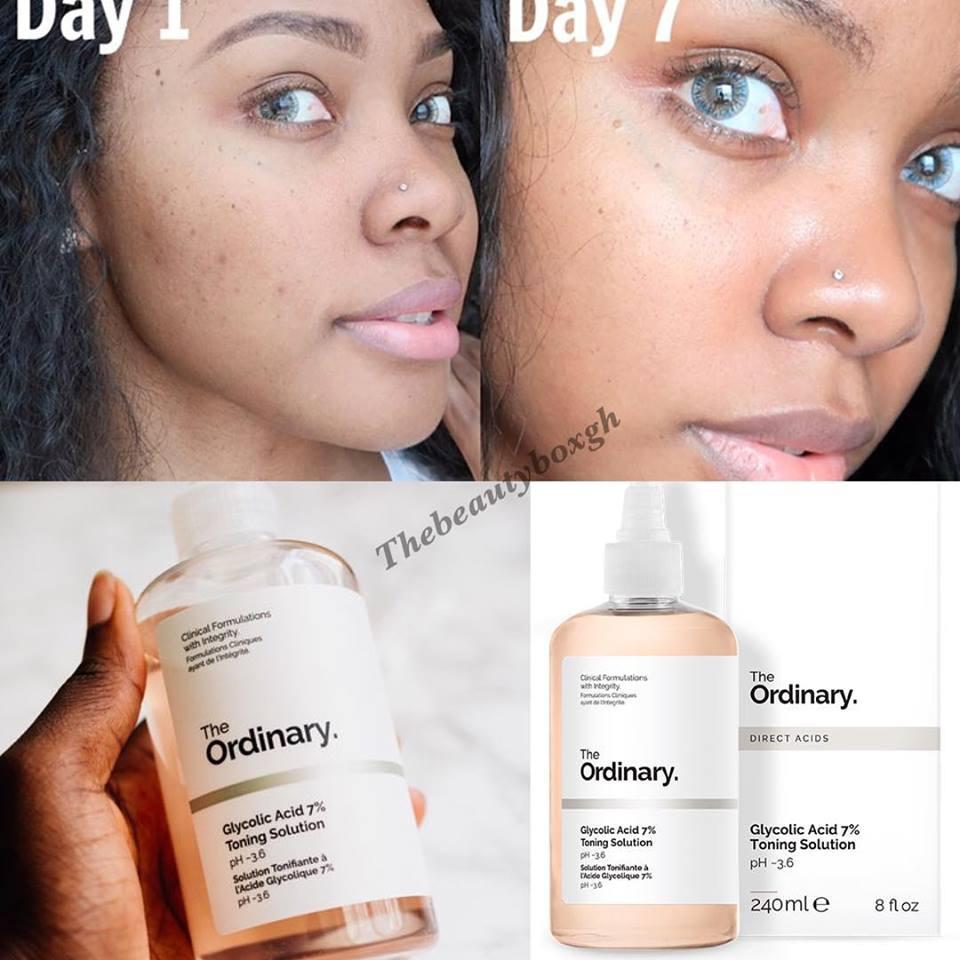 Nước Hoa Hồng Tẩy Da Chết Aha The Ordinary Glycolic Acid 7 Toning