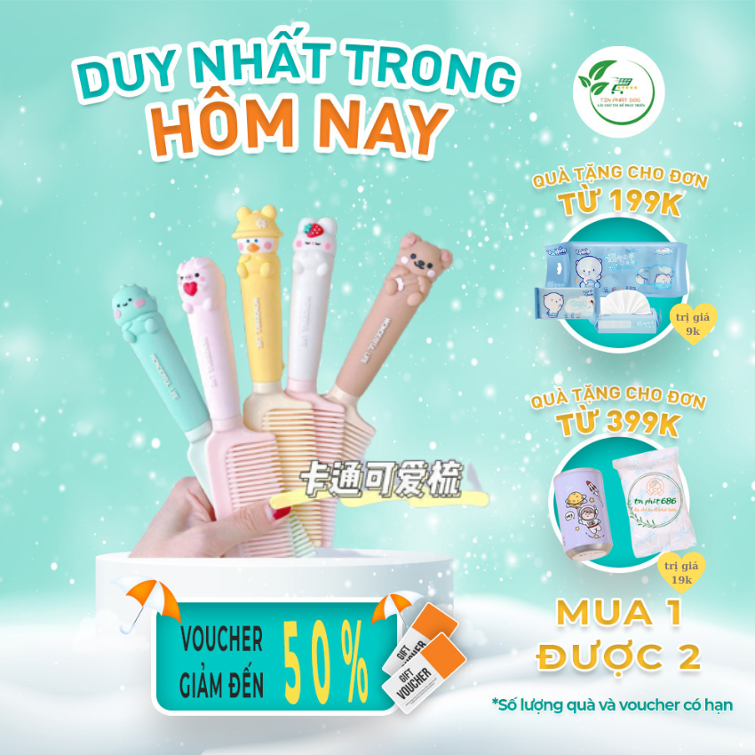 Lược hoạt hình ba chiều dễ thương _ Tín phát 686