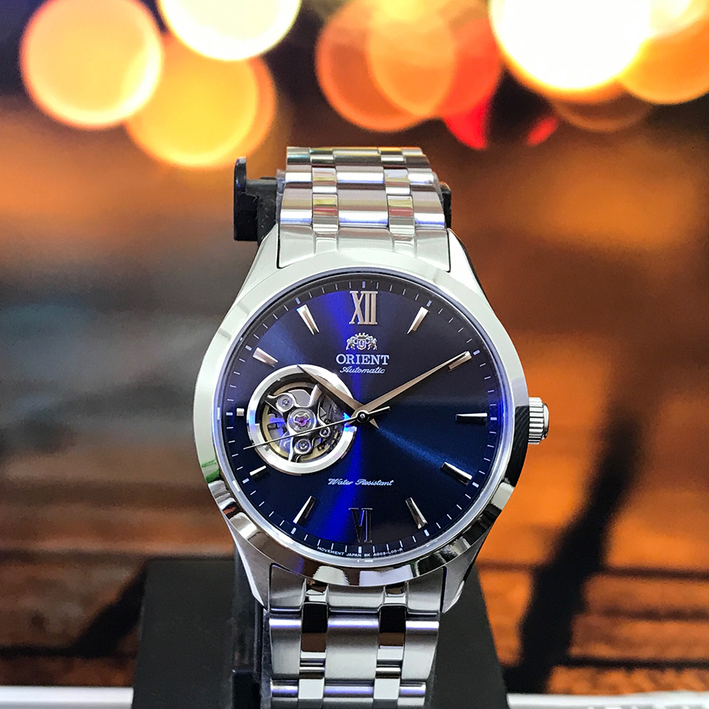 Đồng hồ nam orient fag03001d0 automatic , chống nước, dây thép trắng