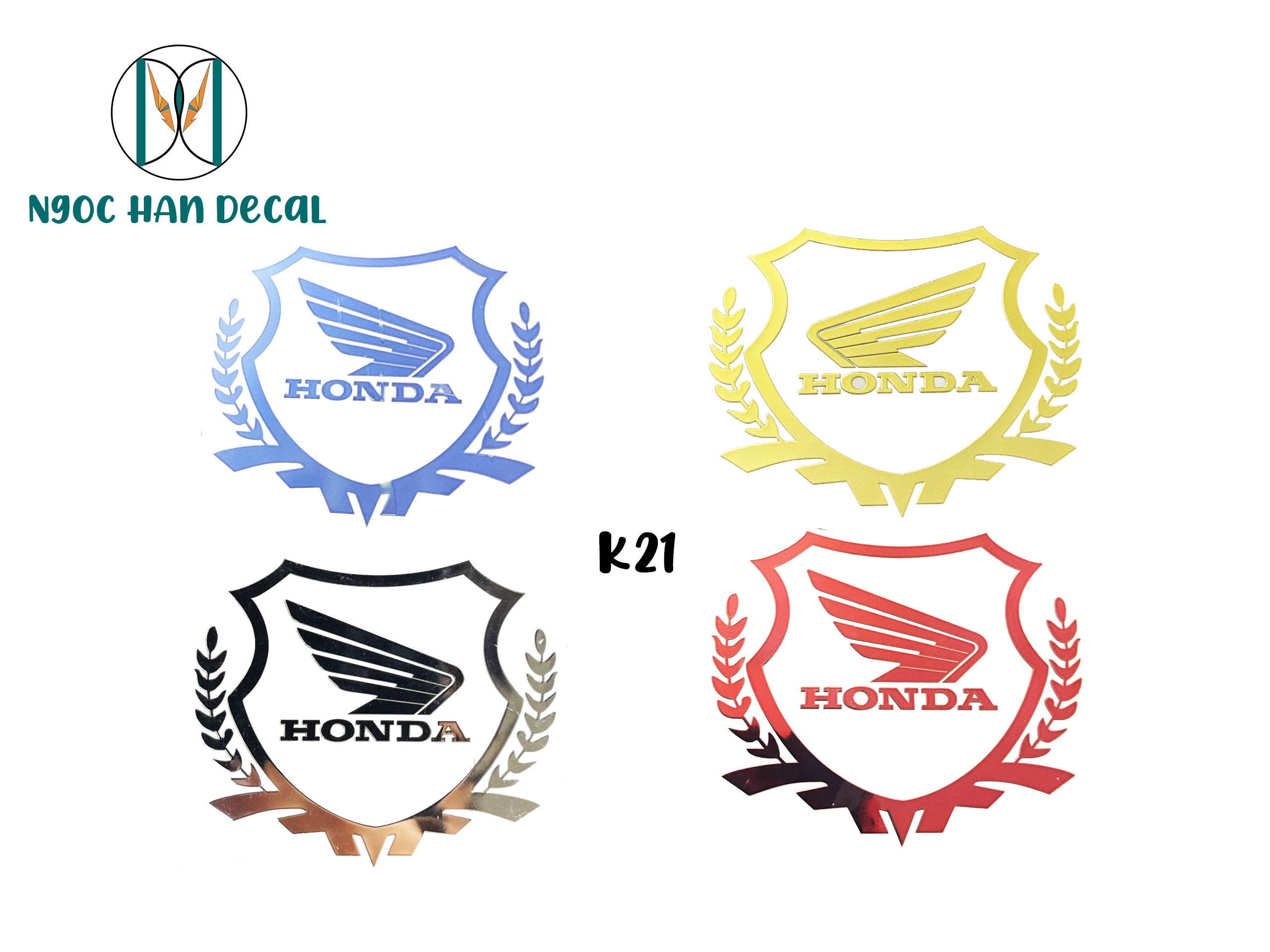 Tem nổi logo cánh chim honda