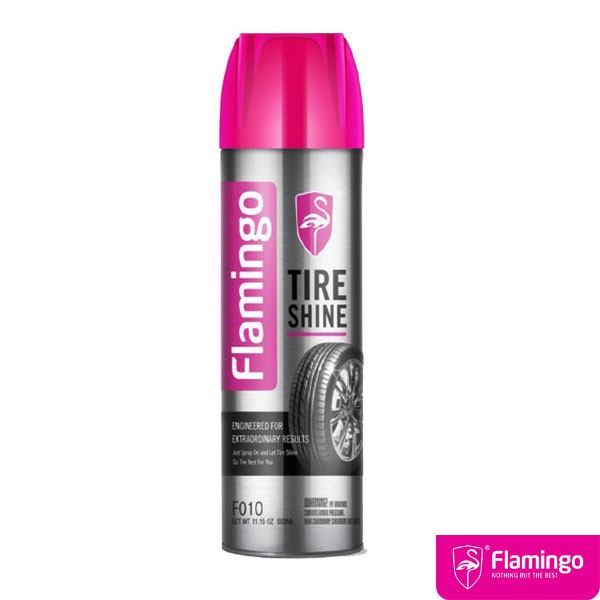 Xịt dưỡng lốp xe phục hồi nhựa nhám Flamingo Tire Foam - Nhập khẩu Mỹ