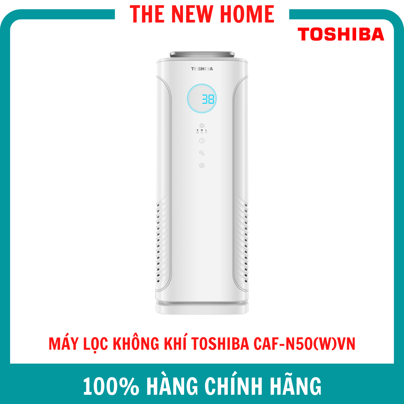 Máy lọc không khí toshiba caf-n50vn - hàng chính hãng