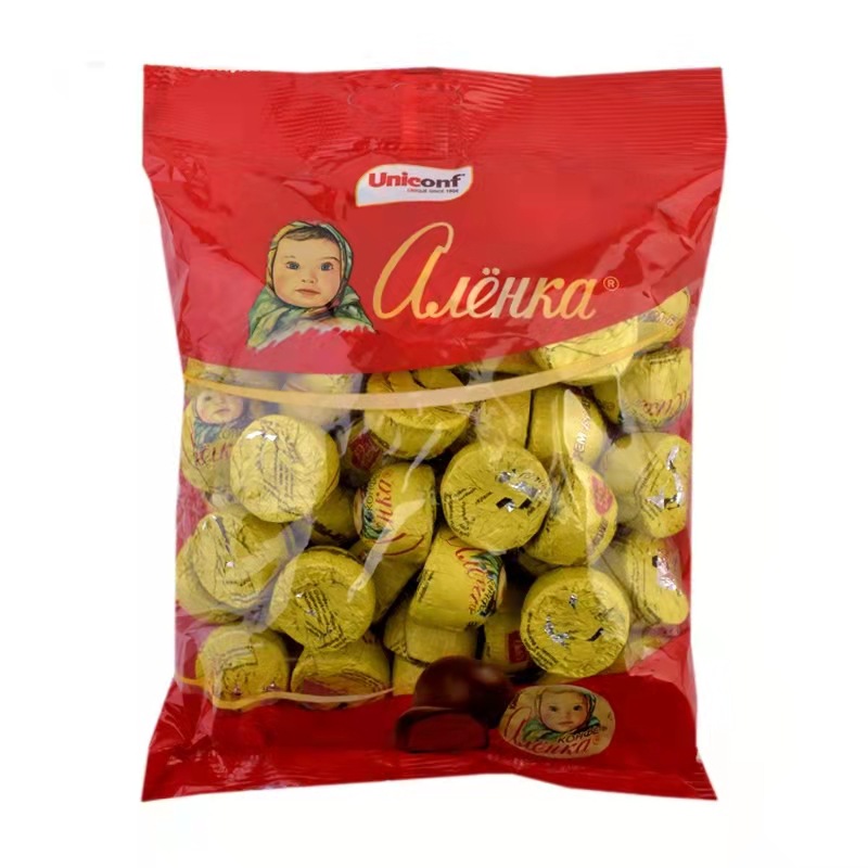 [ Hàng tết ] Combo 1000g Kẹo Socola em bé Nga Alenka/ Kẹo sô cô la búp bê đầu to/socola tươi nấm cục gói 500g thương hiệu huyền thoại của Liên Xô