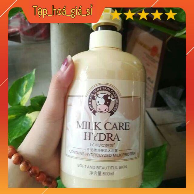 Sữa tắm con bò Milk Care Hydra 800ml