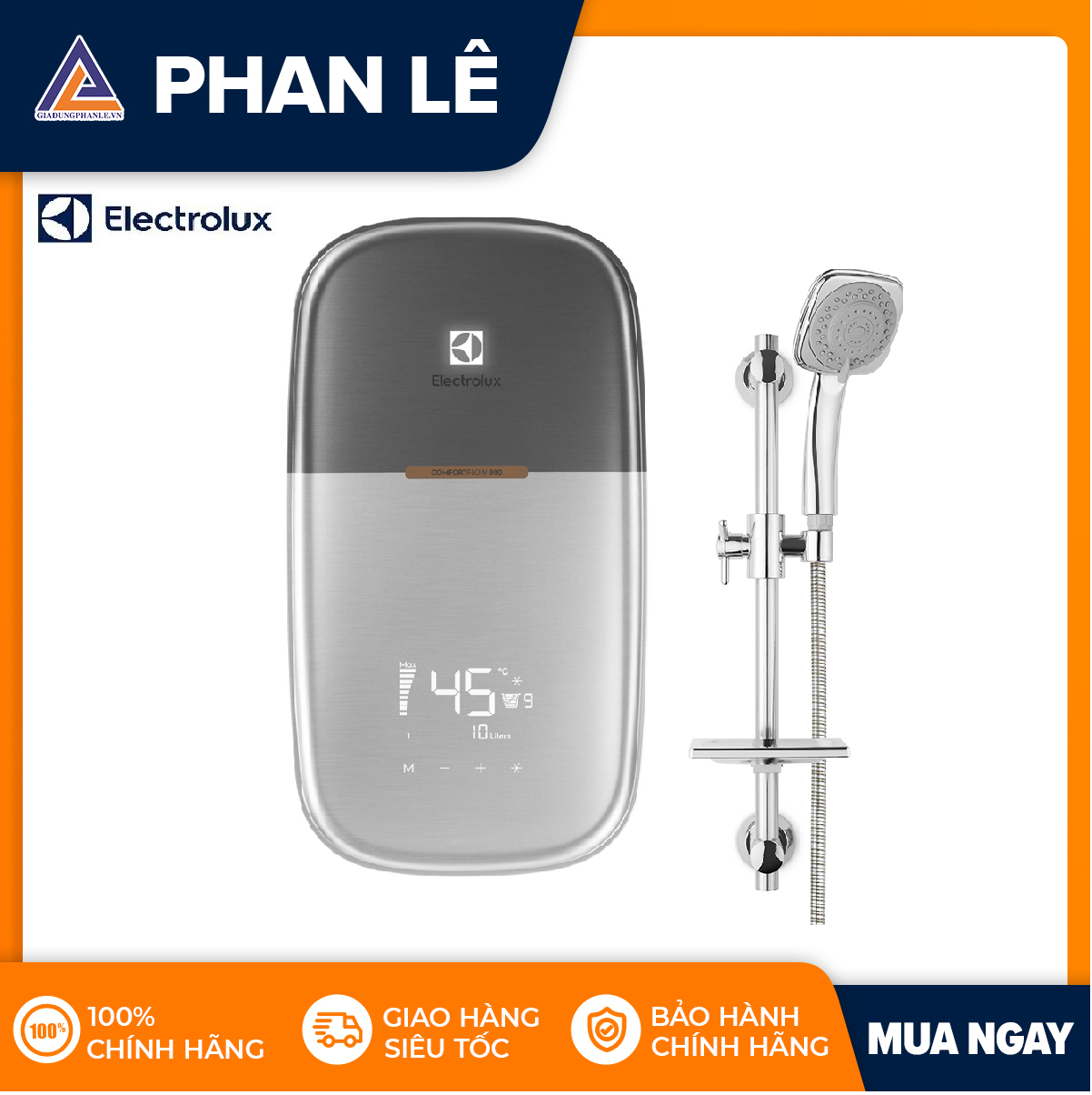 Máy nước nóng trực tiếp electrolux ewe451mb-dst2