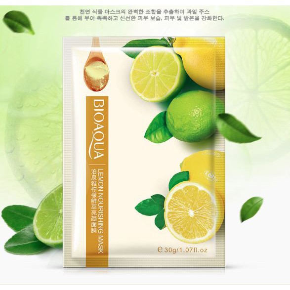 Mặt nạ vitamin c trái cam, chanh nhiều mẫu ngẫu nhiên