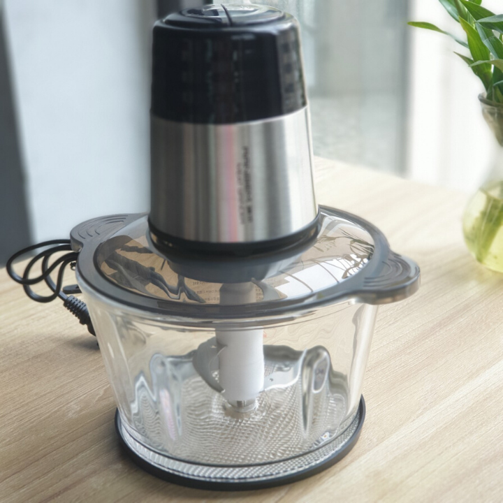 Máy xay thịt, xay cua, xay sinh tố Rabem, cối thủy tinh, bảo hành 12 tháng