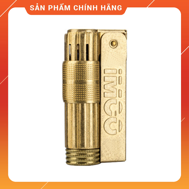 Vỏ Bật Lửa Hộp Quẹt Xăng Đá Imco 6700A Bằng Đồng Thiết Kế Nhỏ Gọn Đẹp Độc Lạ - Dùng Xăng Bấc Đá Cao Cấp (KHÔNG XĂNG KHÔNG GAS)