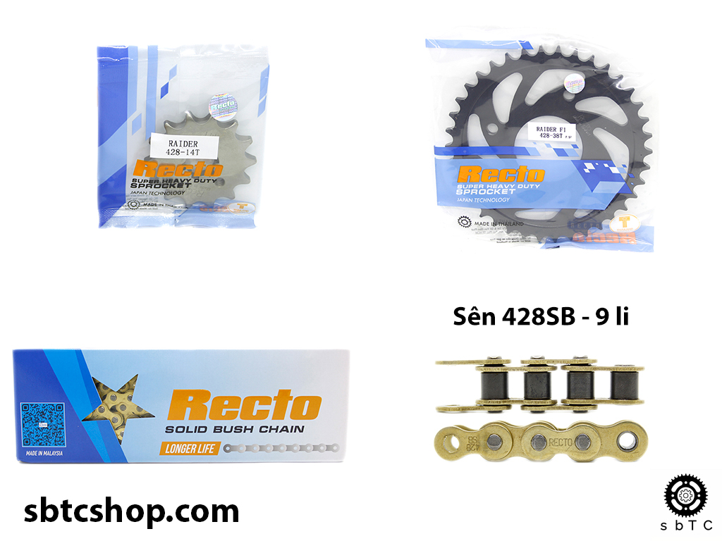 [HCM]NSD Recto Raider Satria Nhông sên dĩa