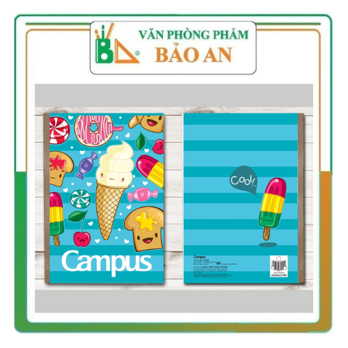 Vở kẻ ngang Campus 80 Trang Food - Văn phòng phẩm Bảo An