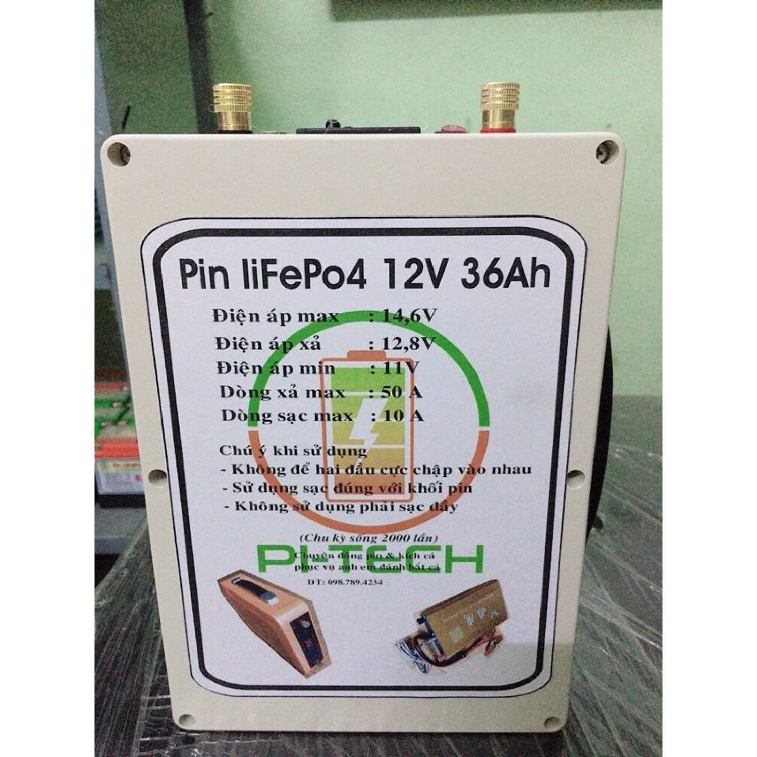 Pin Lithium 12VDC-36Ah ( 24 cell 32700/32cell 26700) 13