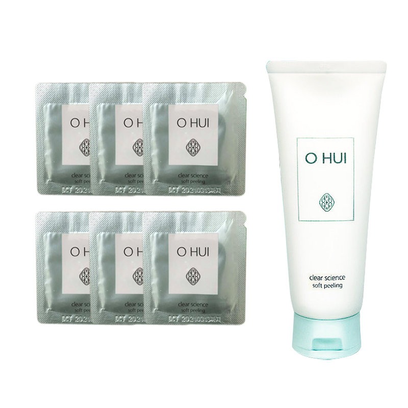 Combo 10 gói gói tẩy tế bào da chết ohui làm trắng da - ohui clear science soft peeling