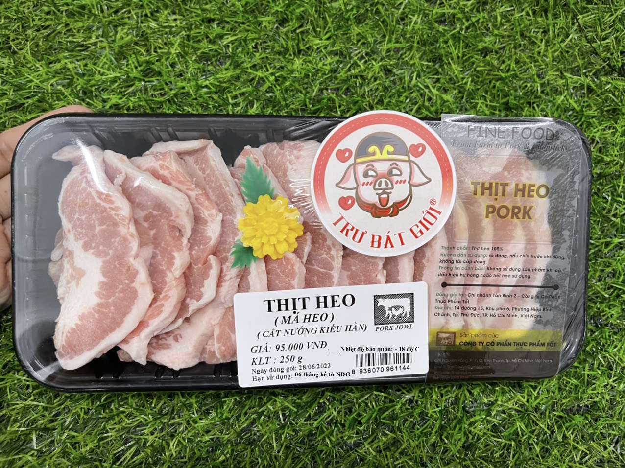 Má heo cắt nường kiểu hàn quốc - 250 gram