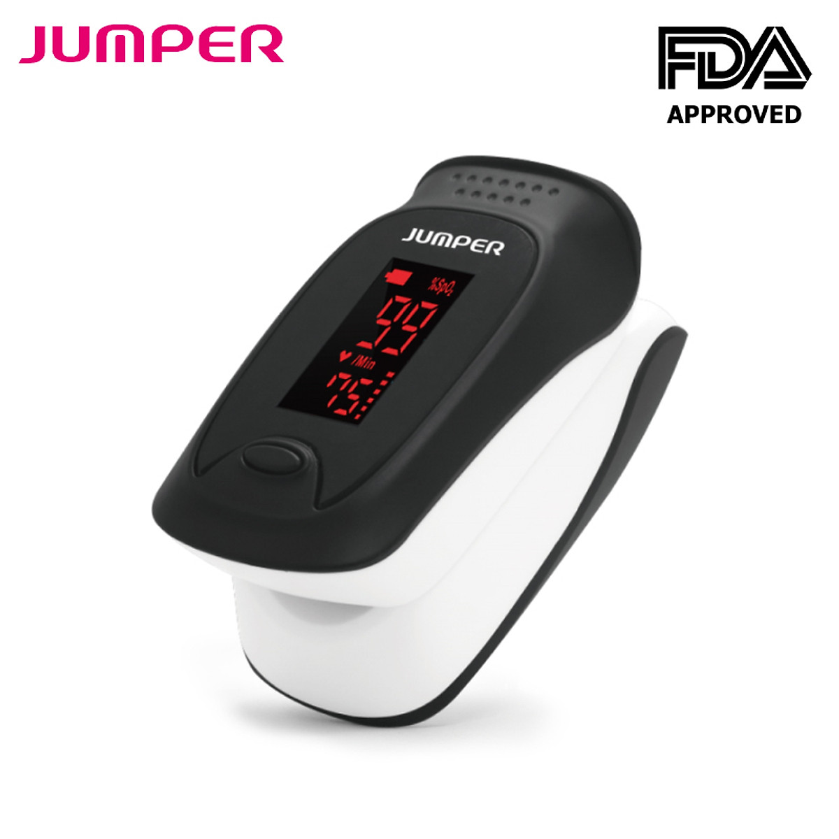 Máy đo nồng độ oxy máu và nhịp tim jumper spo2 jpd-500d màn hình led