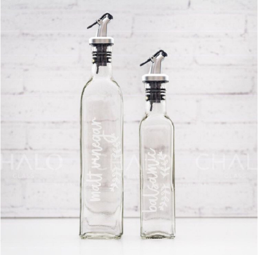 Chai rót dầu thuỷ tinh dáng vuông 250ml-500ml, chai thuỷ tinh rót dầu ăn, chai thuỷ tinh rót mắm, chai lọ thuỷ tinh đựng gia vị nhà bếp
